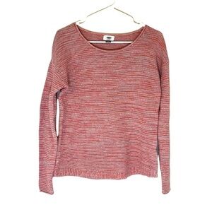 2/$15 Old Navy - Pink Knit Sweater | Long Sleeve Crewneck Pullover | Size SP